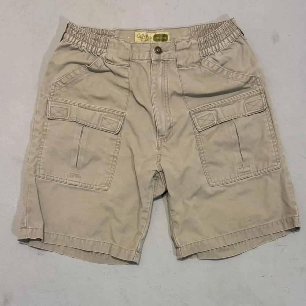 Cabela-s Men's Tan and Cream Shorts