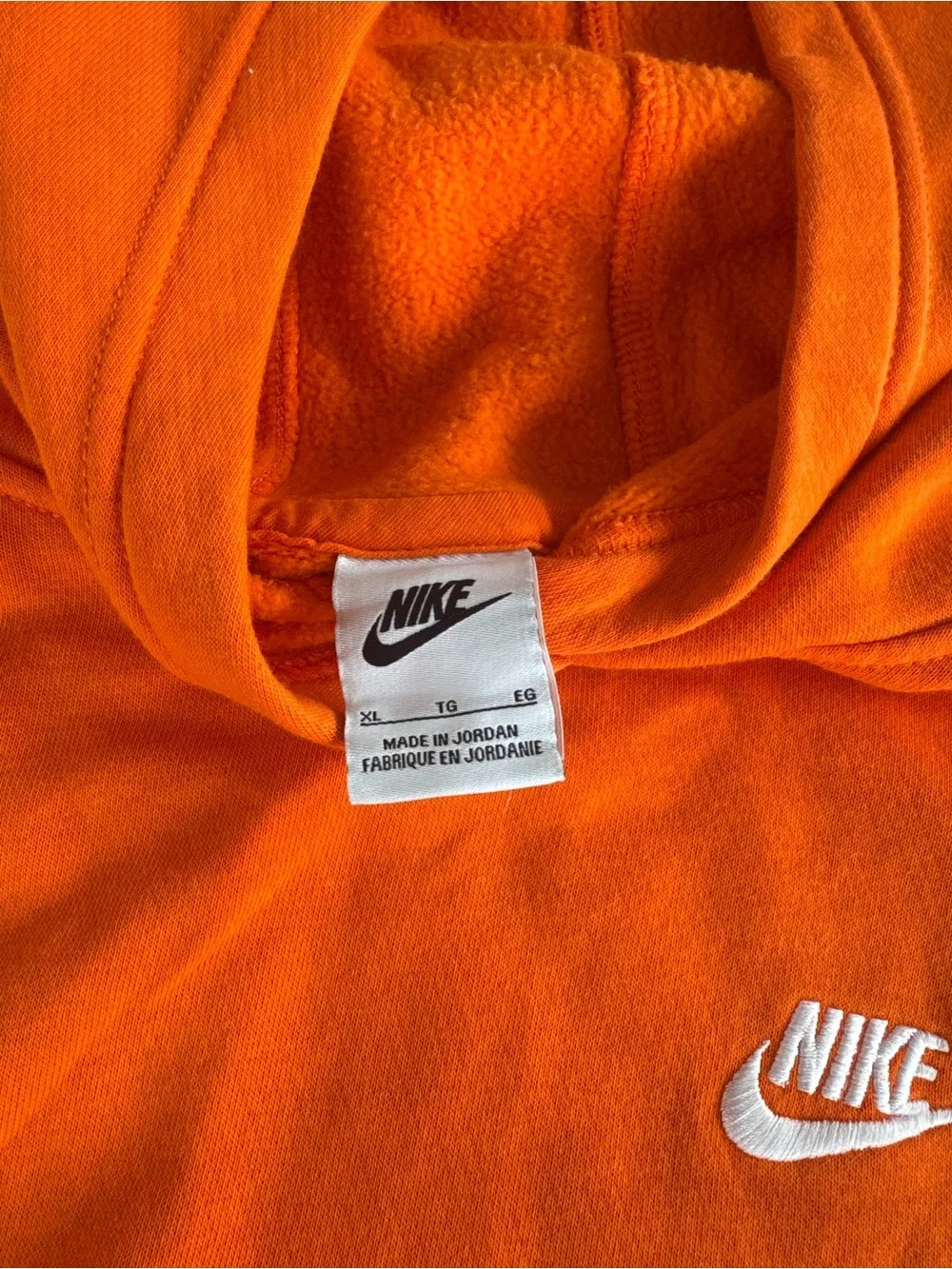 Nike vibrant orange