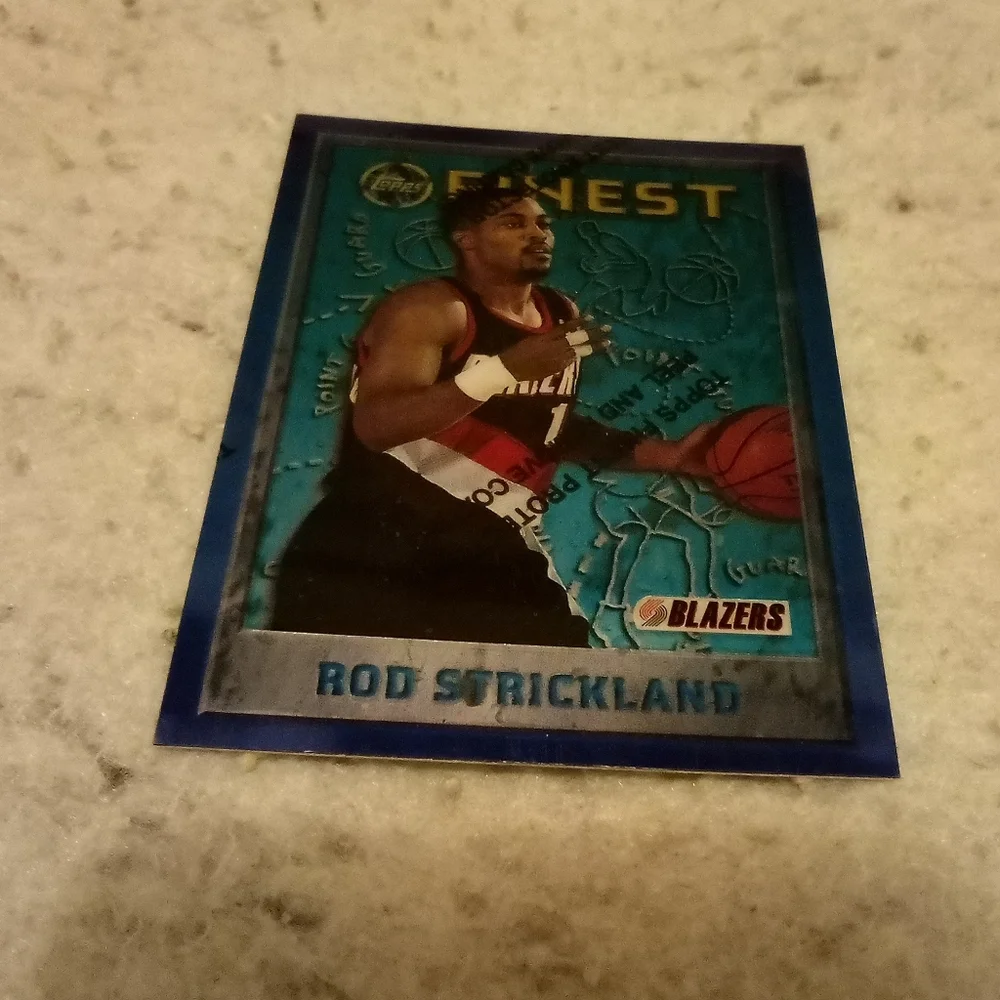 1995-96 Topps Finest Rod Strickland Portland Trailblazers #226