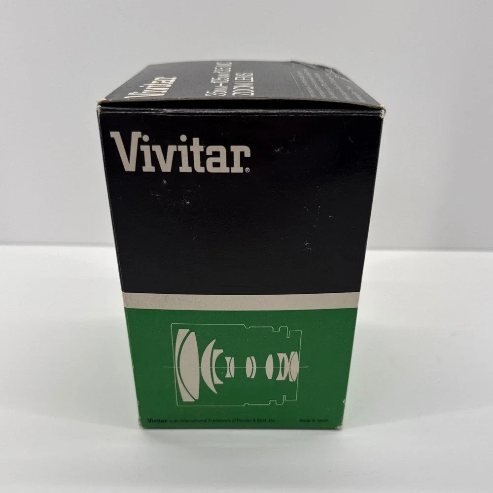 Vivitar 35-105mm f3.5 MC Zoom Lens TX Mount 35-3227 Vintage SLR Lens Box Manual