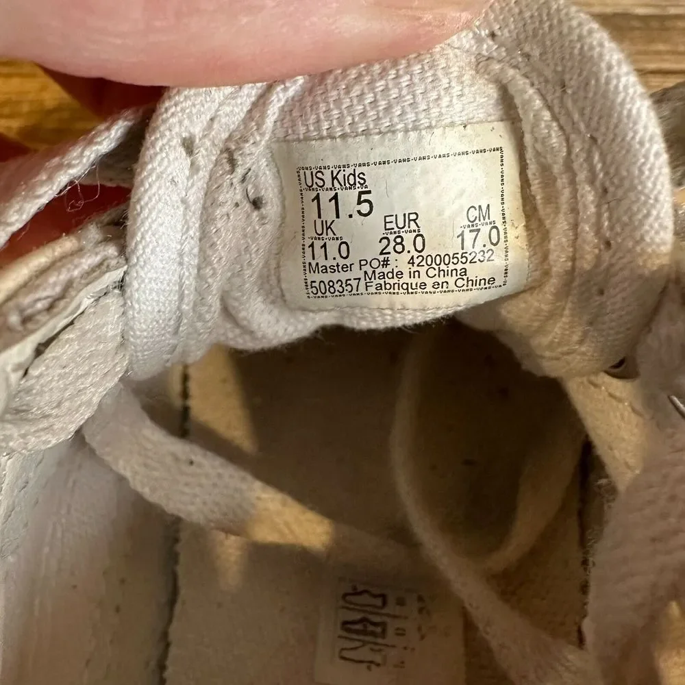 Vans size 11