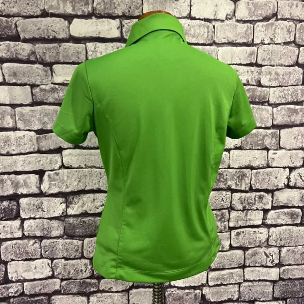 Nike Golf Green Short Sleeve Polo Size Medium