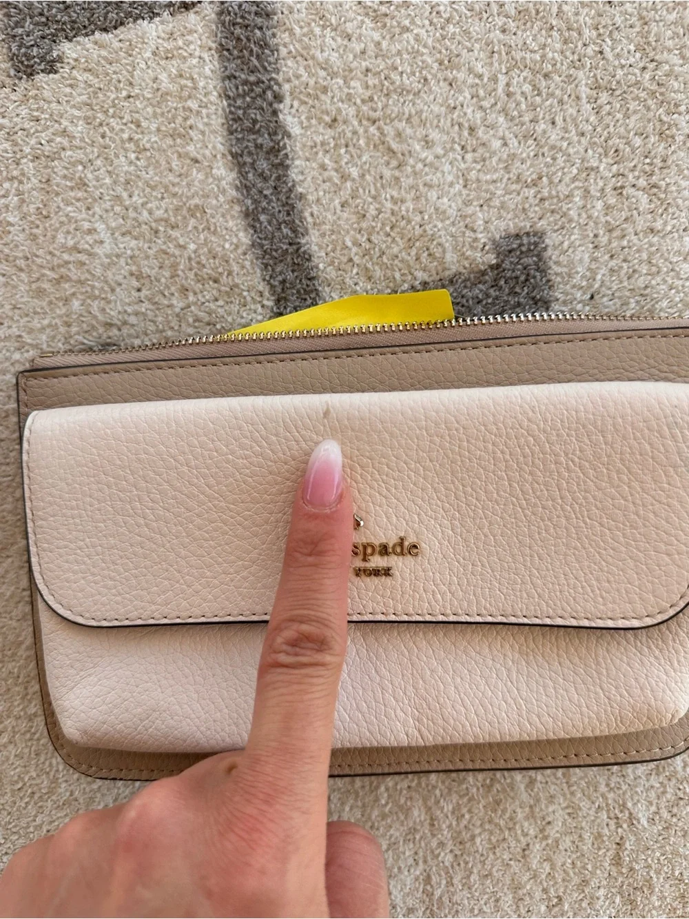 kate spade cards yellow