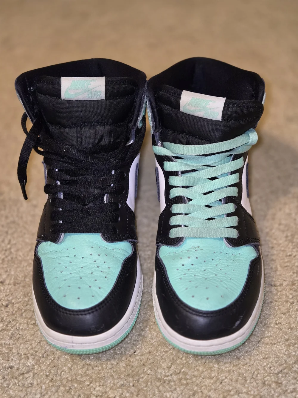 Nike Air Jordan 1 Retro High OG White Black Mint Green