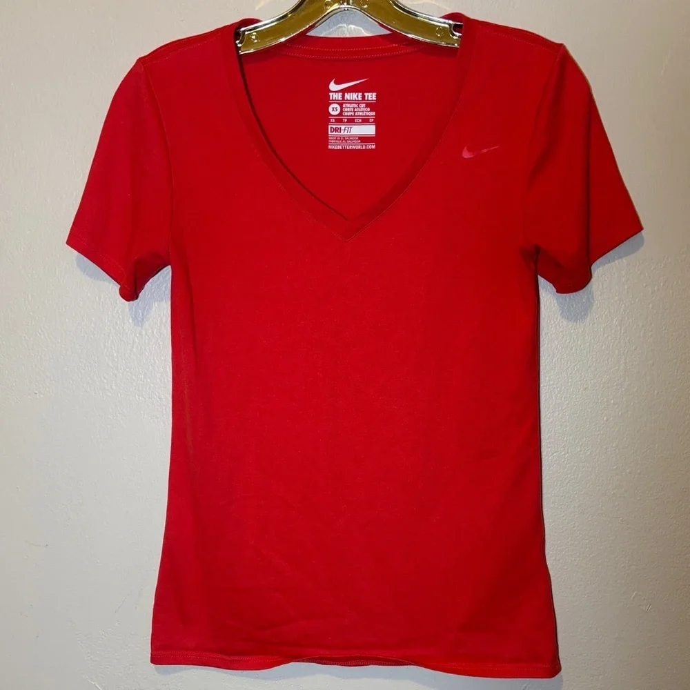 Nike Women's Bright Red Short Sleeve Tee