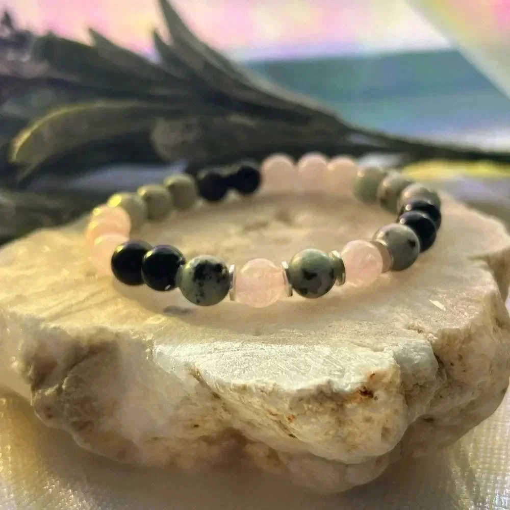 Handmade kiwi jasper