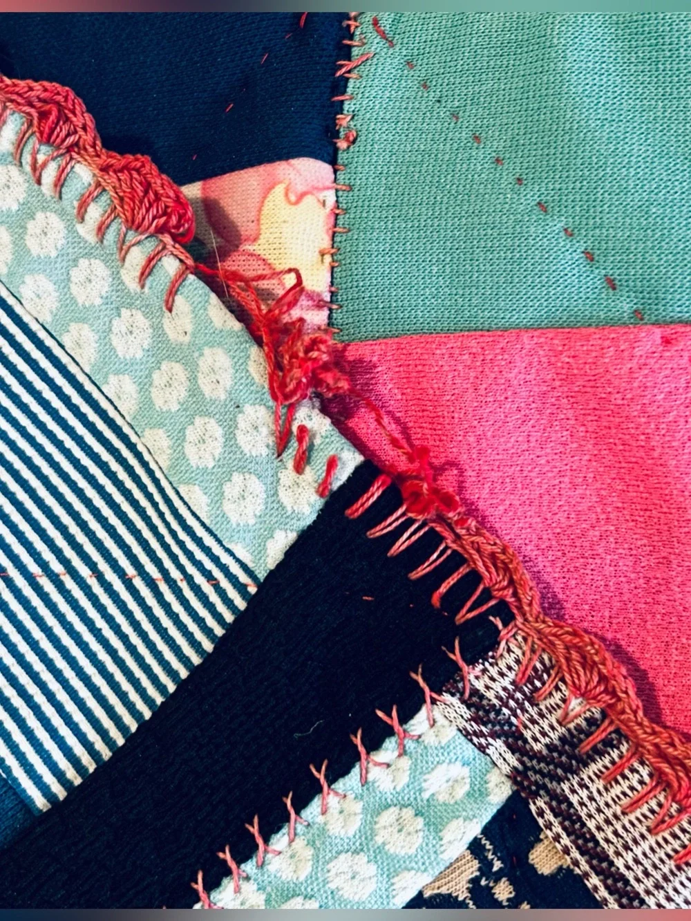 Handmade bold colorful