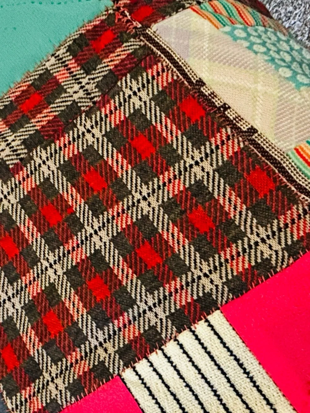 Handmade bold colorful