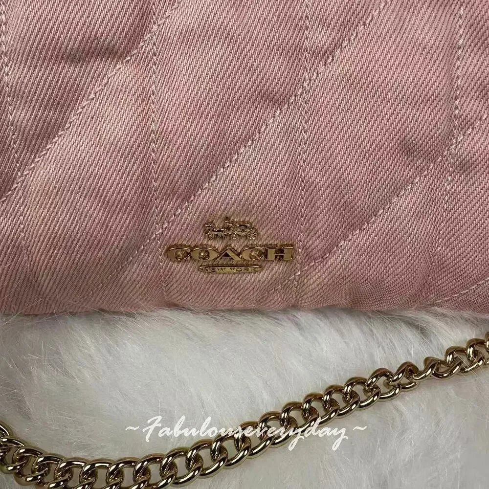 Coach quilted shoulder
