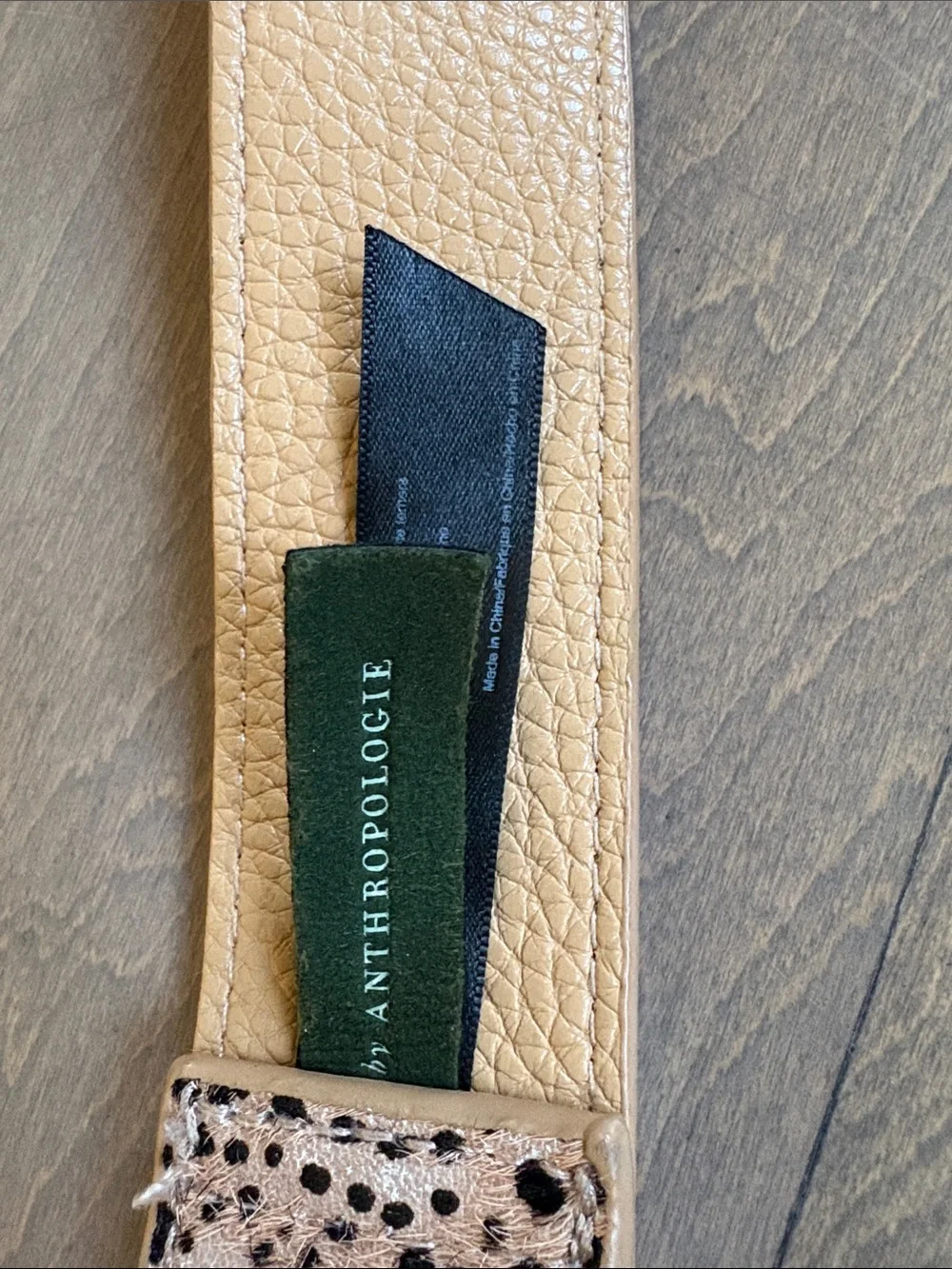 Anthropologie adjustable leather
