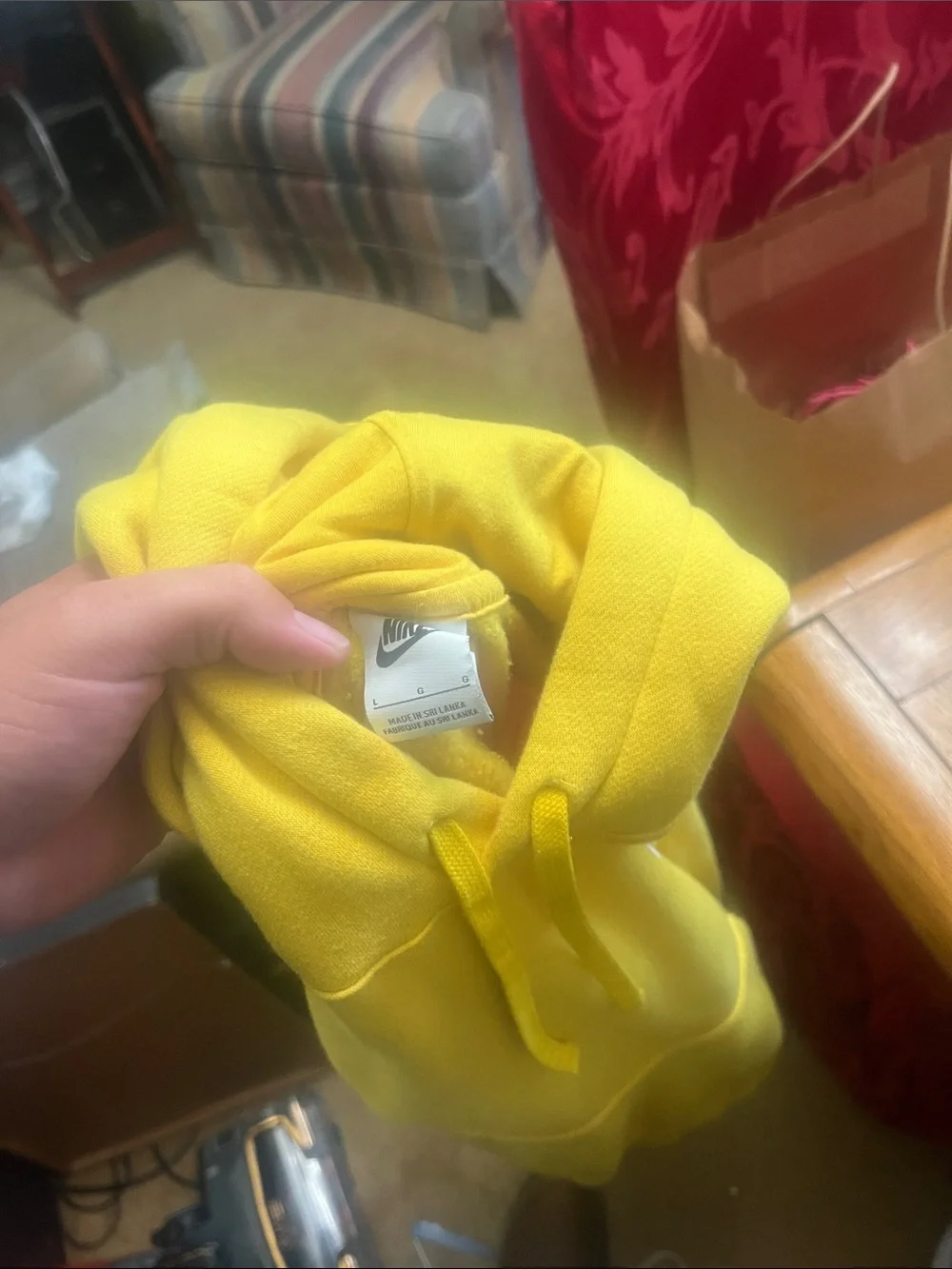 Nike vibrant yellow