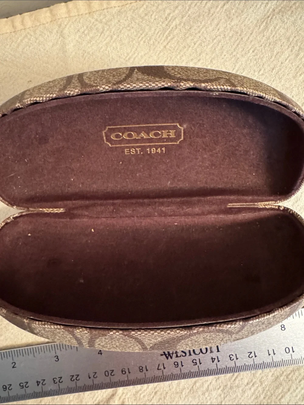 Coach hard shell