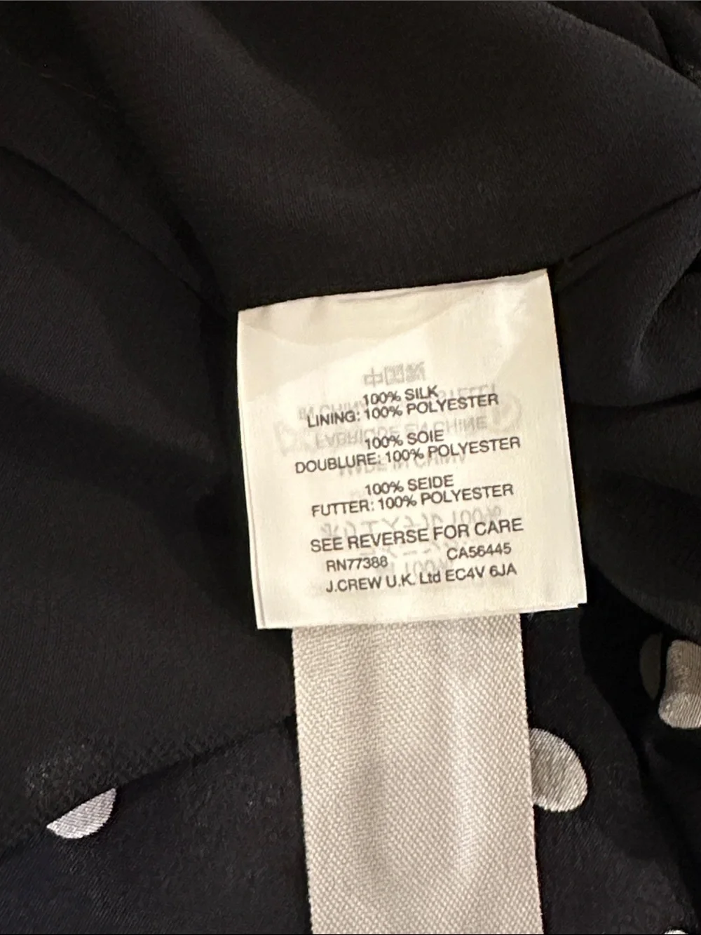 J. Crew one shoulder