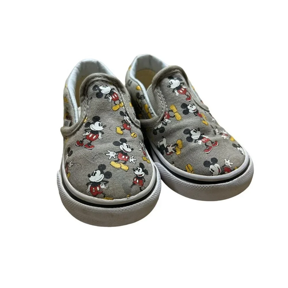 Vans Sz 4.5 Limited Edition Disney Mickey Mouse Shoes