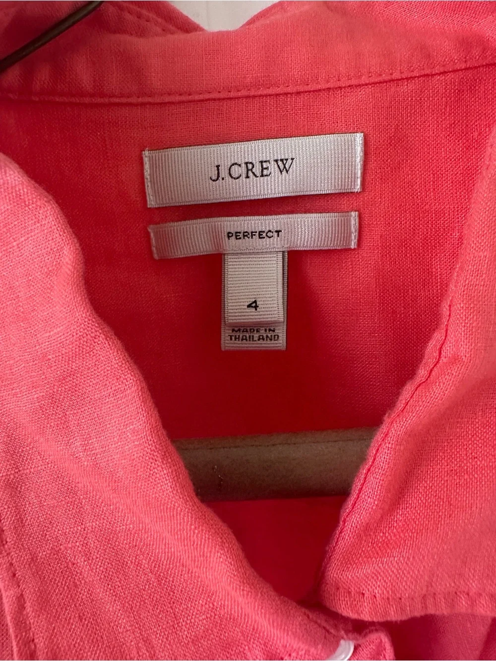 J. Crew flattering home coral