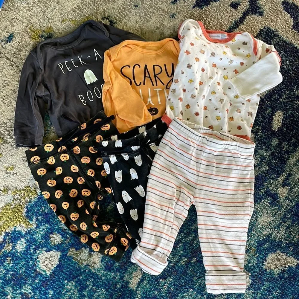 Bundle of 6 Halloween/Thanksgiving clothes
