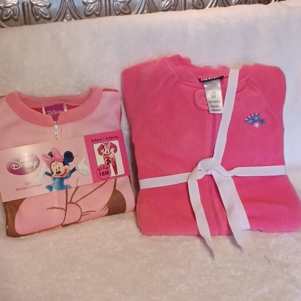 Girls blanket sleepers size 18 months Disney, Joe Boxer
