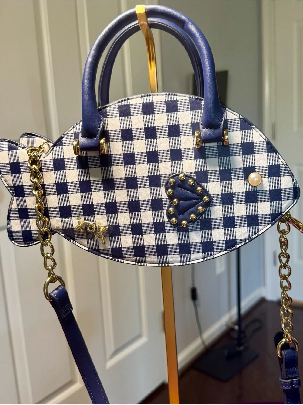Betsey Johnson detachable checkered