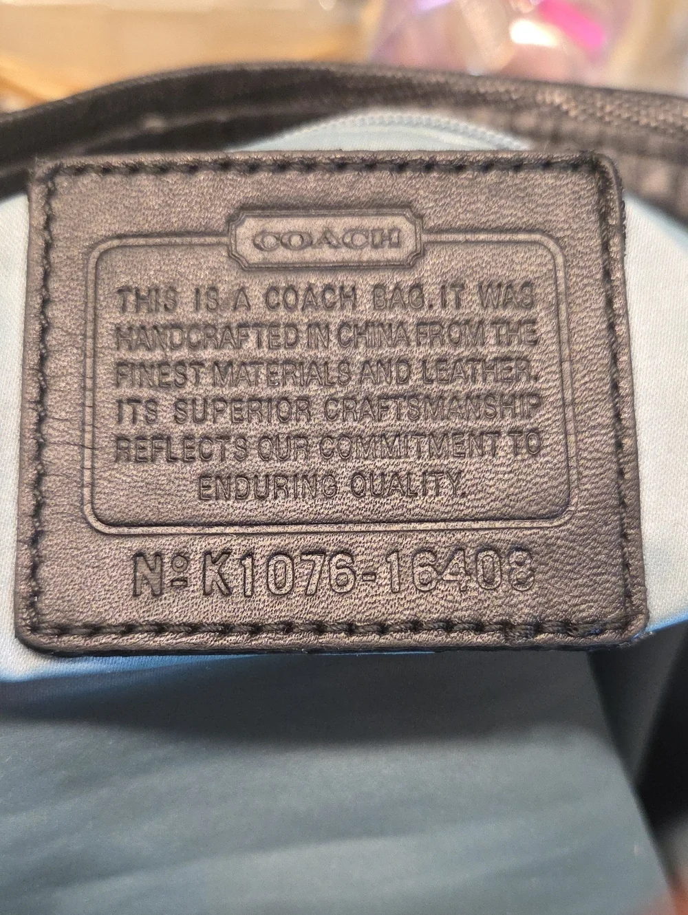 Coach pre loved