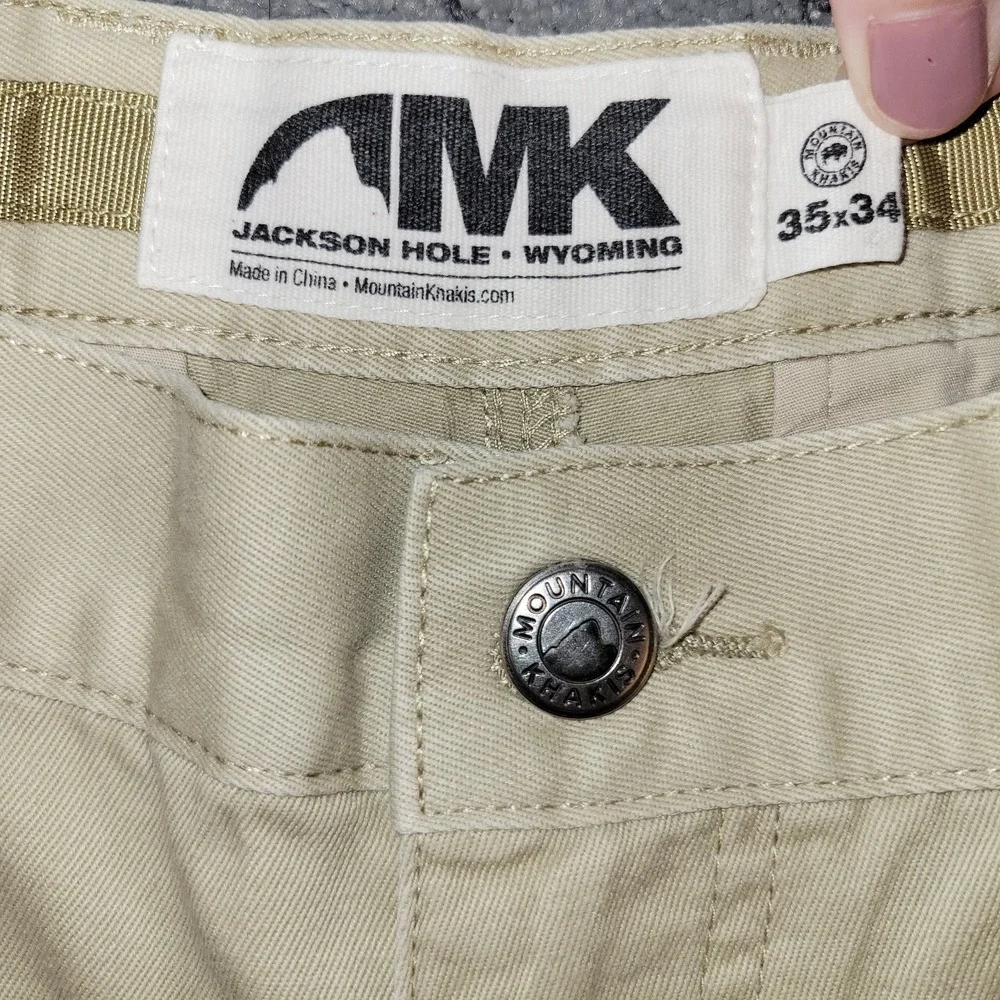 Mountain Khakis measurements may