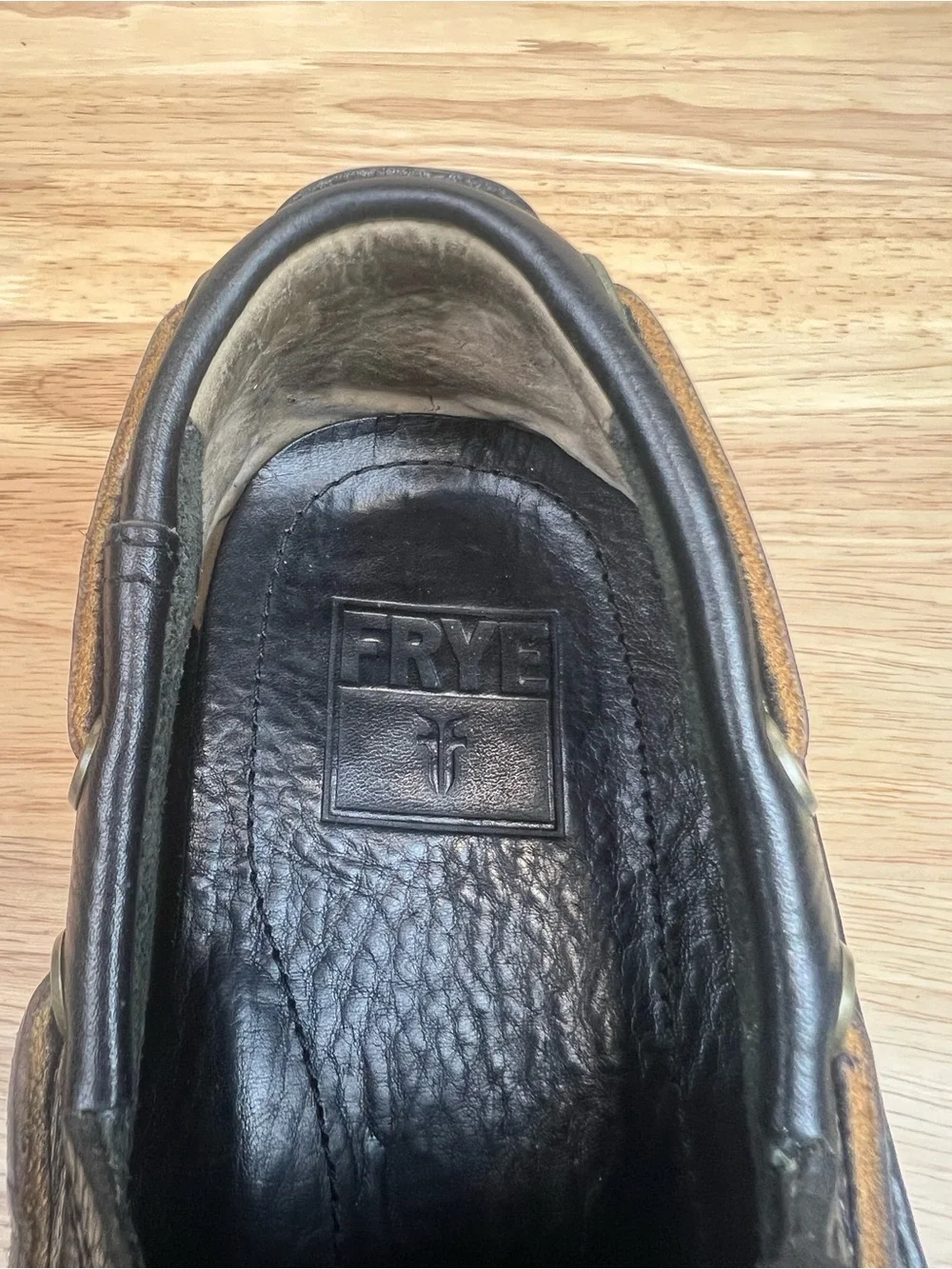 Frye men leather