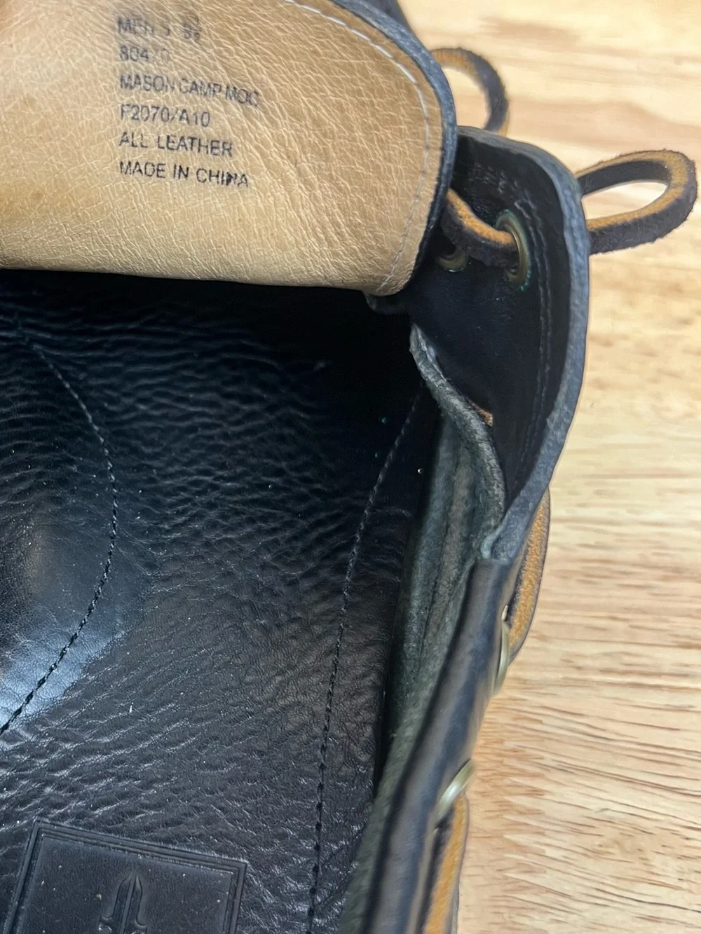 Frye men leather