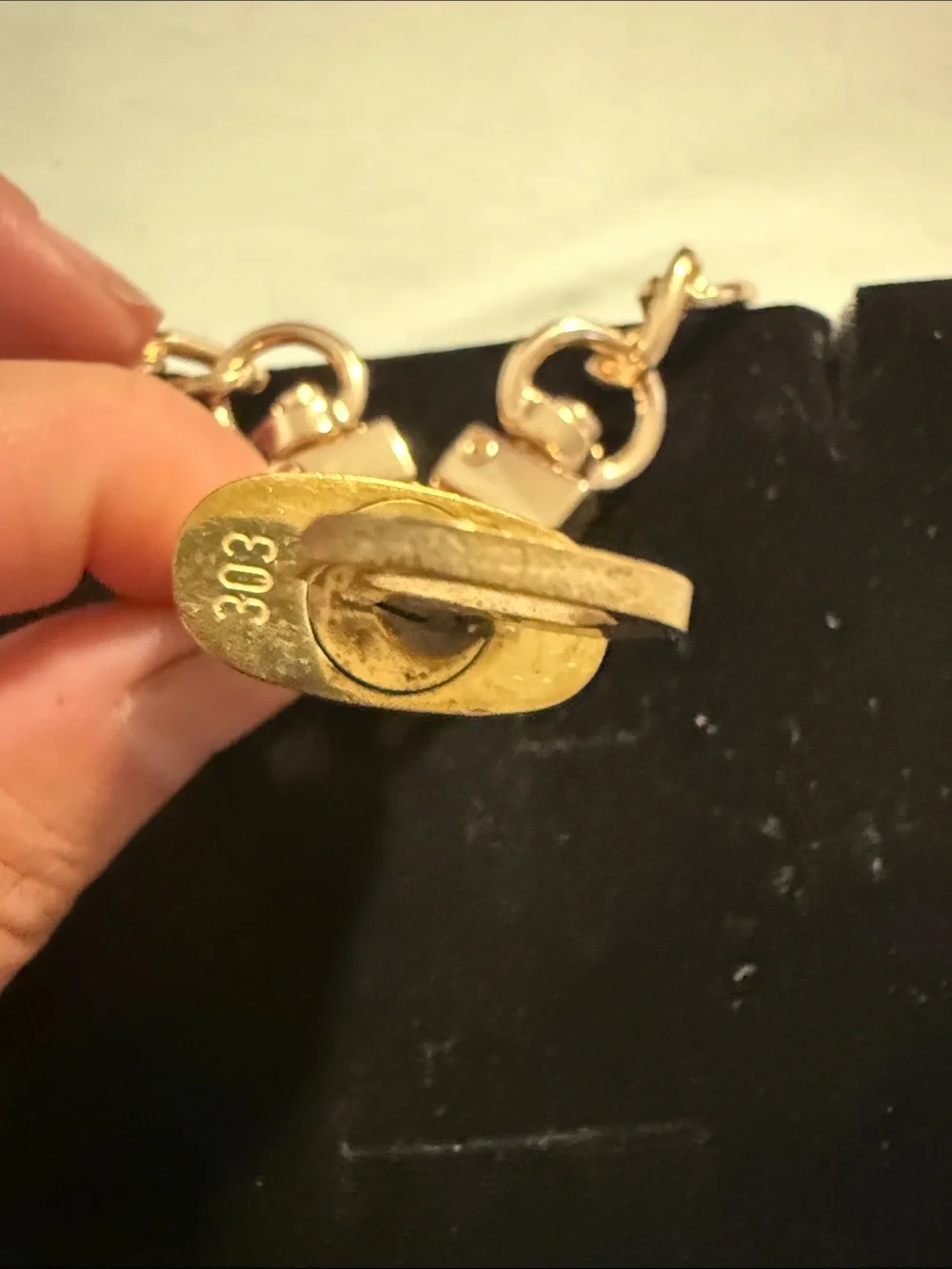 Louis Vuitton designer padlock