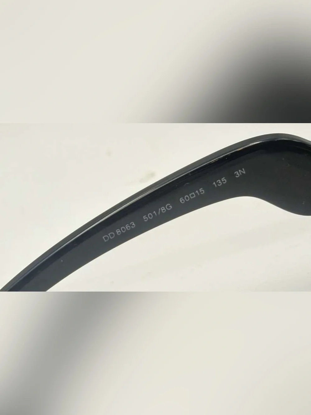 Dolce & Gabbana DD8063 Black Oval Sunglasses Frames Only