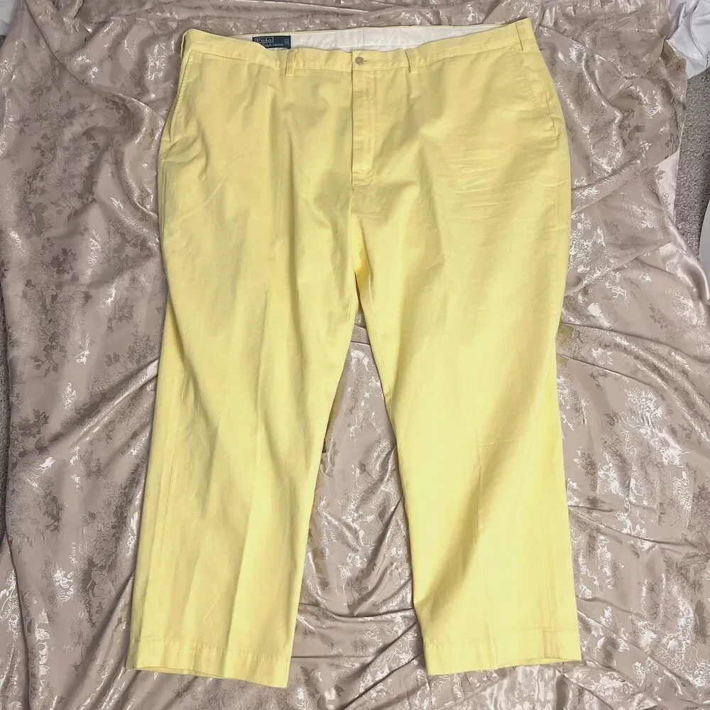 Polo Ralph Lauren Light Yellow Chinos Men's Size 50B-30 50 x 30
