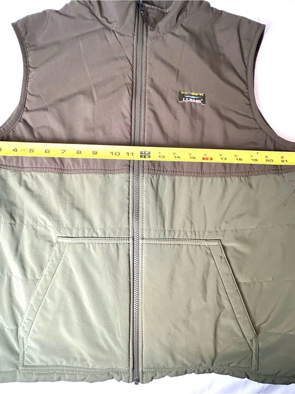 L.L. Bean polyester provide material