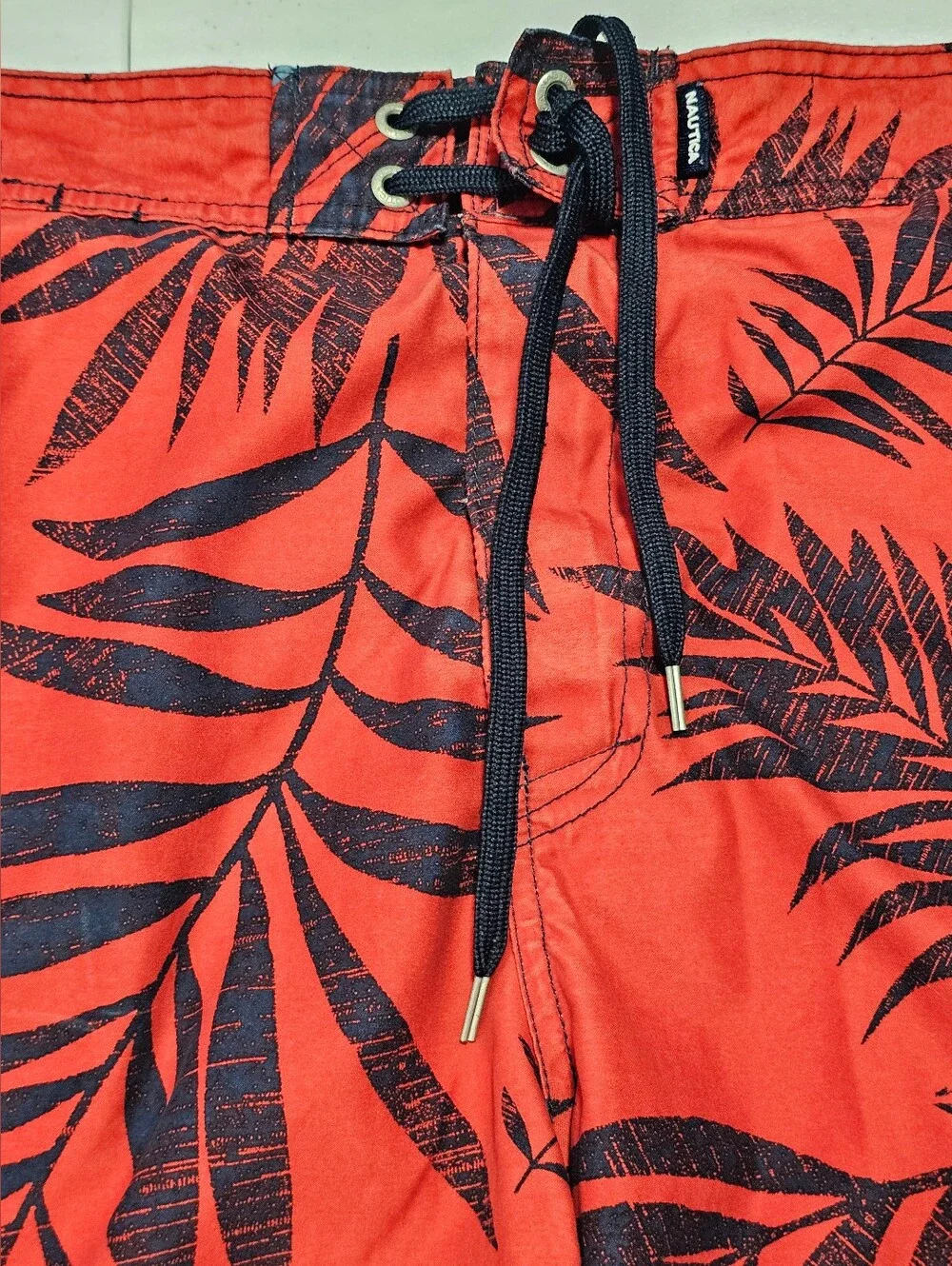Nautica red swim