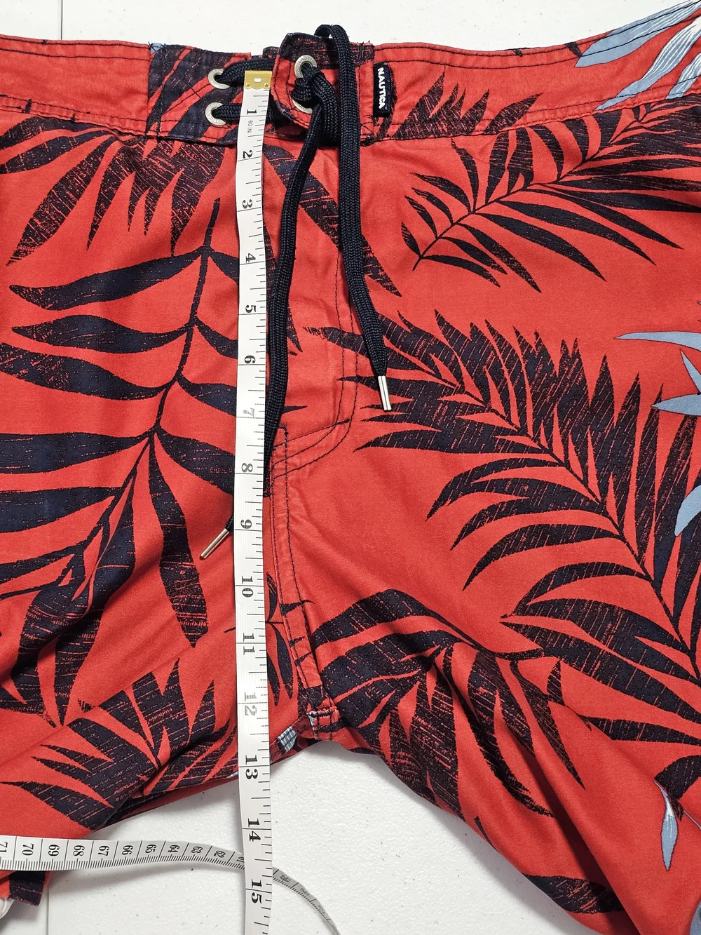 Nautica red swim