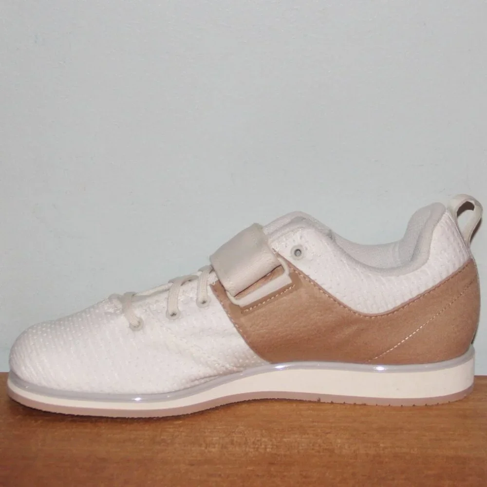 Adidas Powerlift 5 Weightlifting Shoes Mens 9 Off White Warm Sandstone