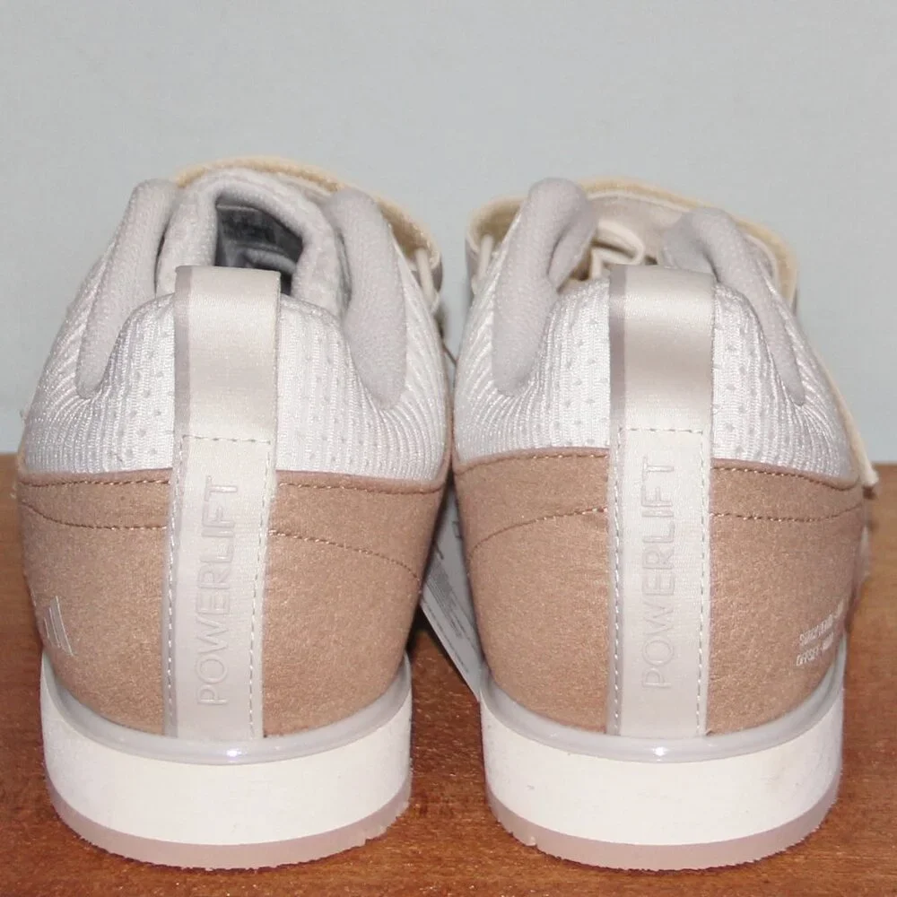 Adidas Powerlift 5 Weightlifting Shoes Mens 9 Off White Warm Sandstone