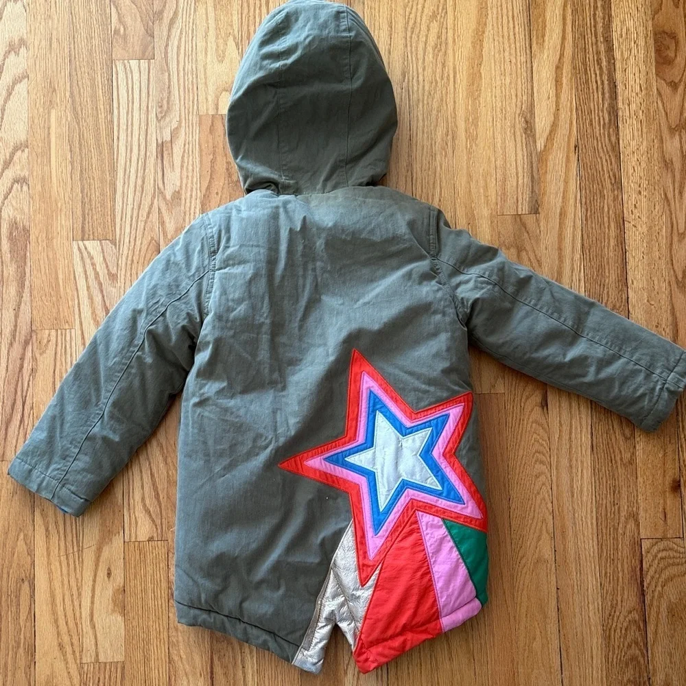 Boden green hooded