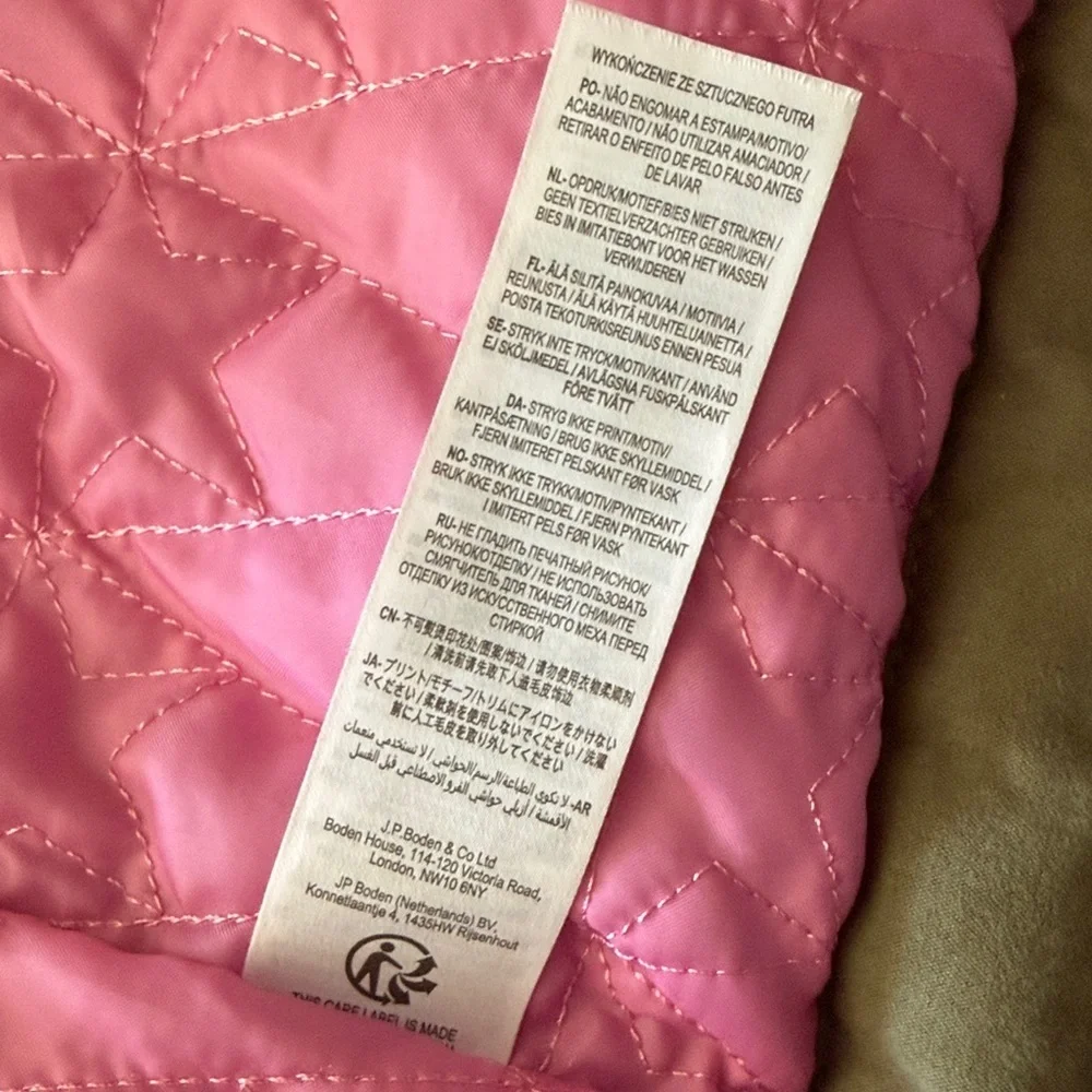 Boden green hooded