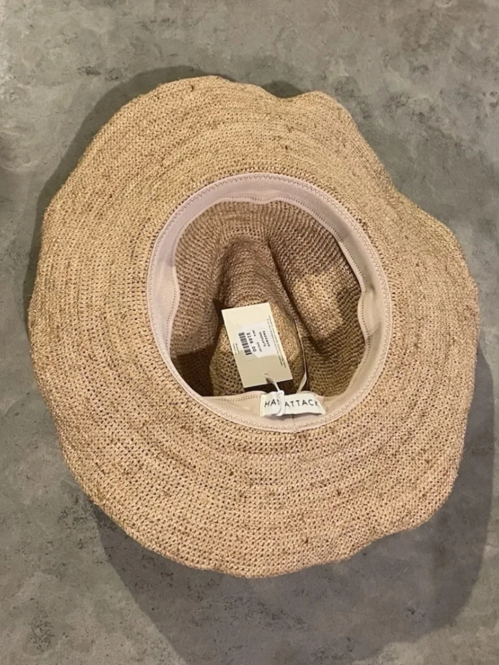 Hat Attack beach straw make