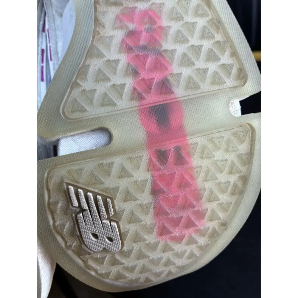 New Balance X Jaden Smith Mens White Pink Vision Racer Shoes Sneakers Size 8