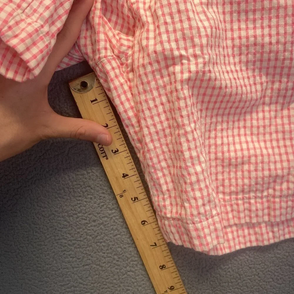 Men's Vineyard Vines Breaker Shorts Pink w/ White‎ Gingham Check Size 30