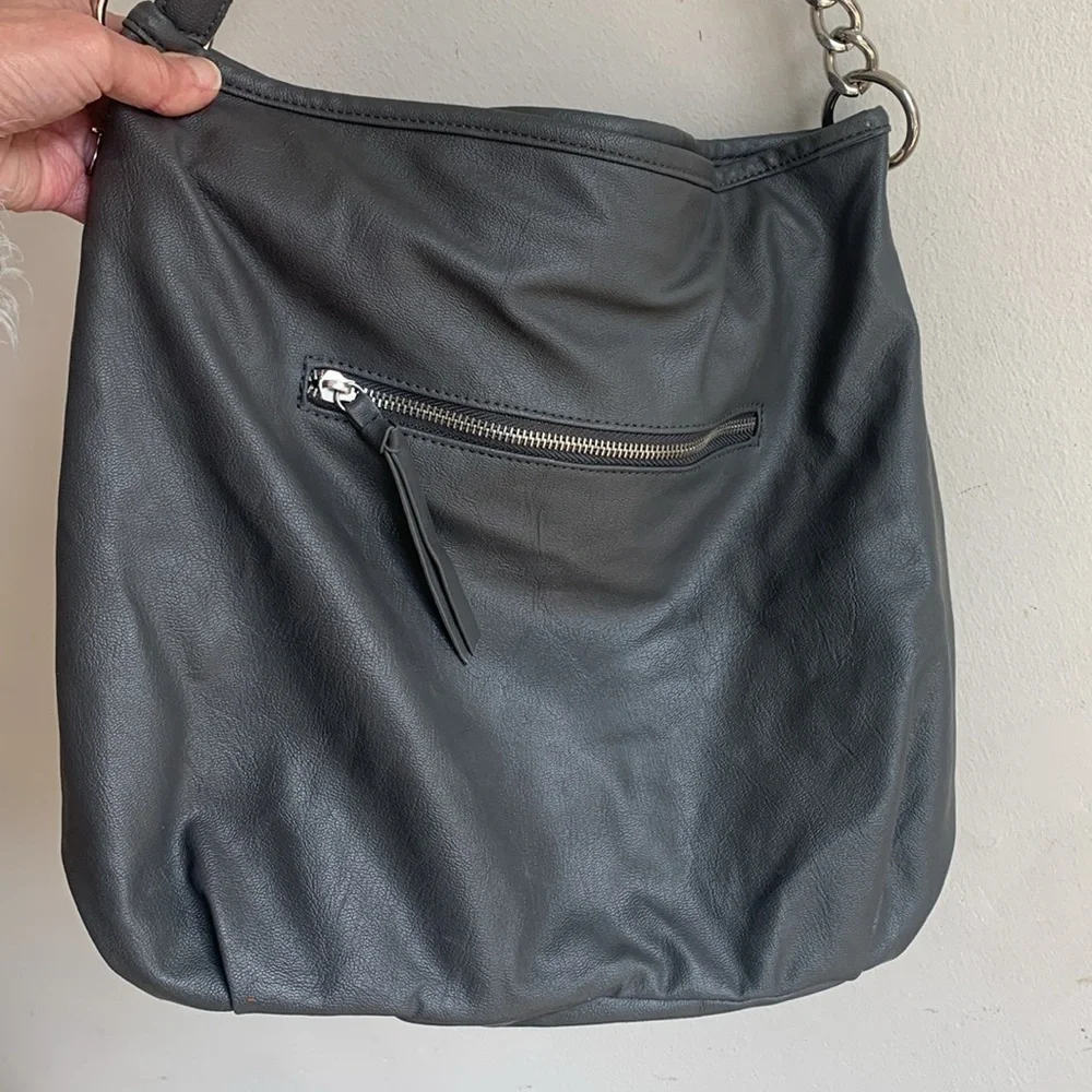 Olivia + Joy grey slouchy