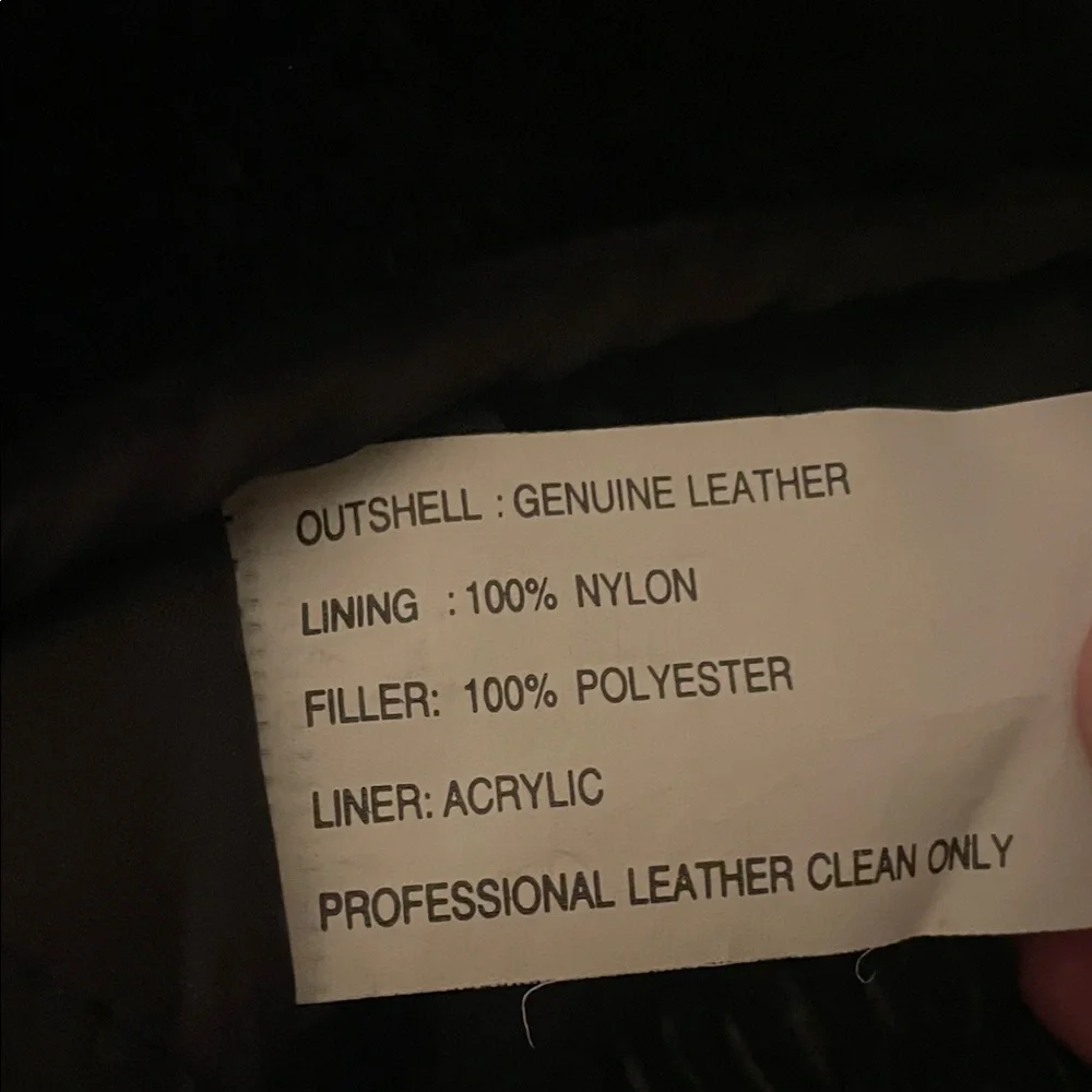 Vintage Leather Bomber Black Genuine  Jacket 90s  XXL grunge classic