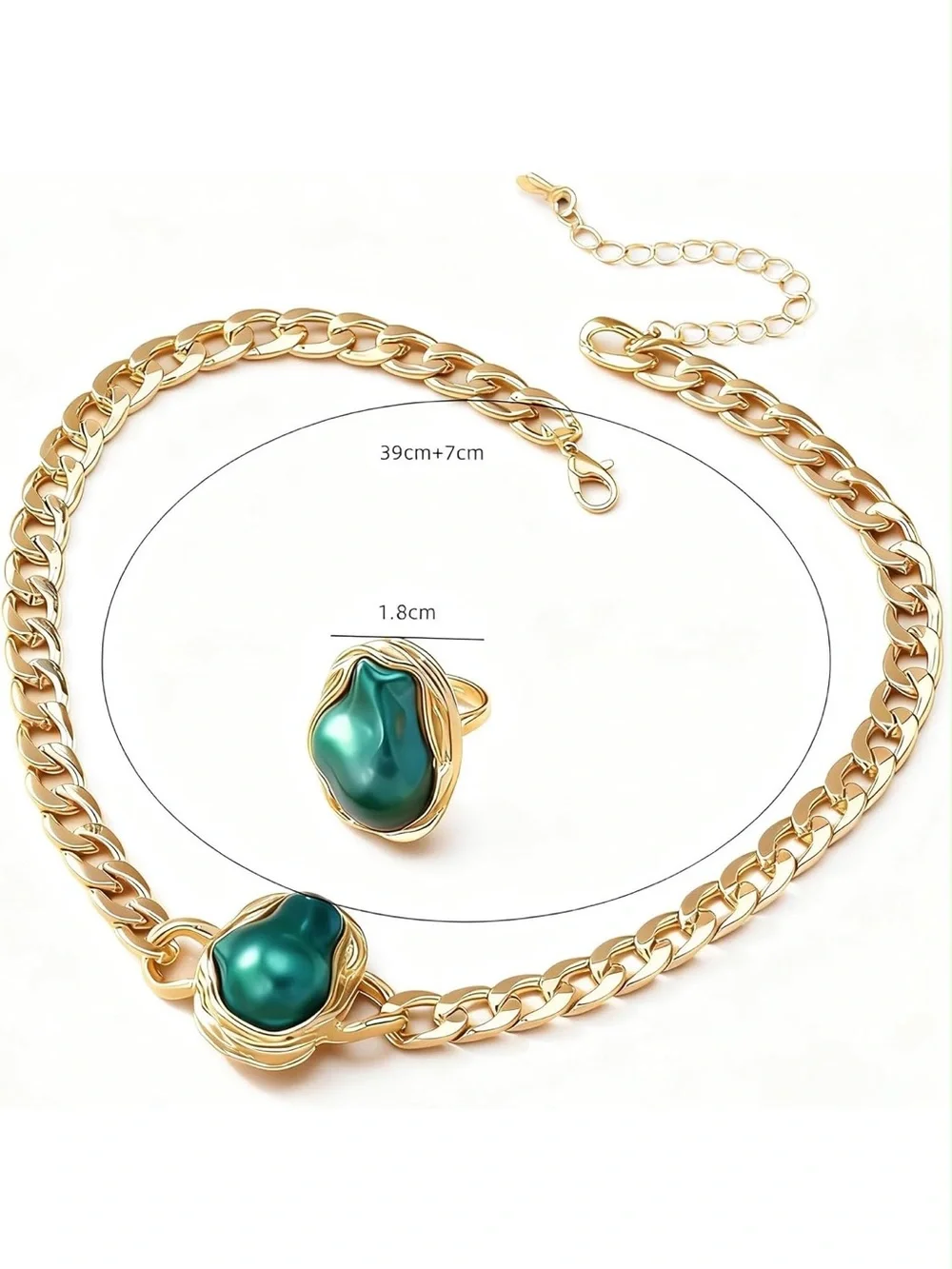 Anthropologie gold tone