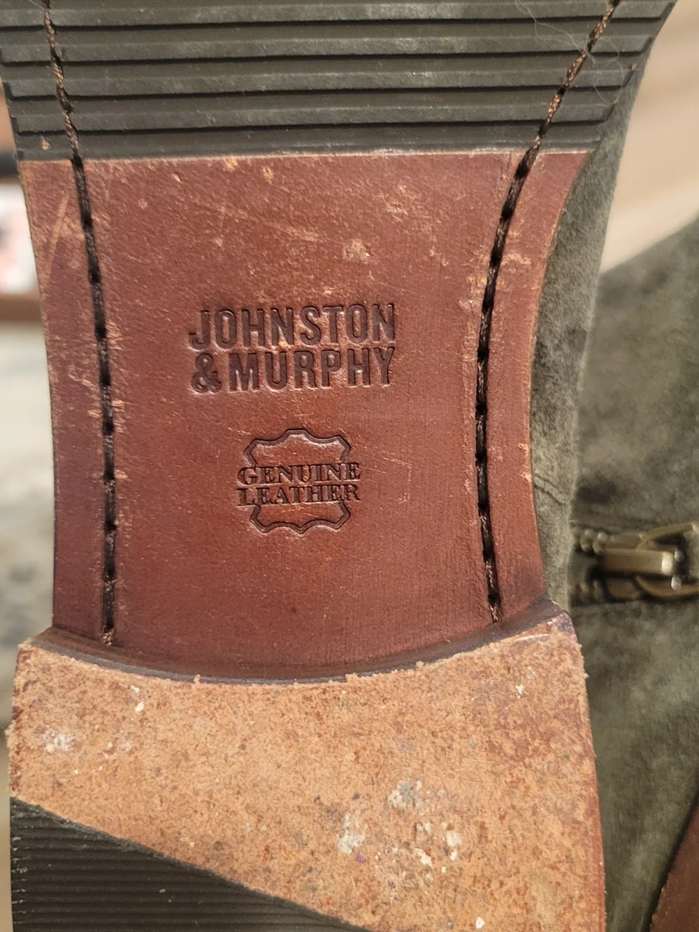 Johnston & Murphy olive green