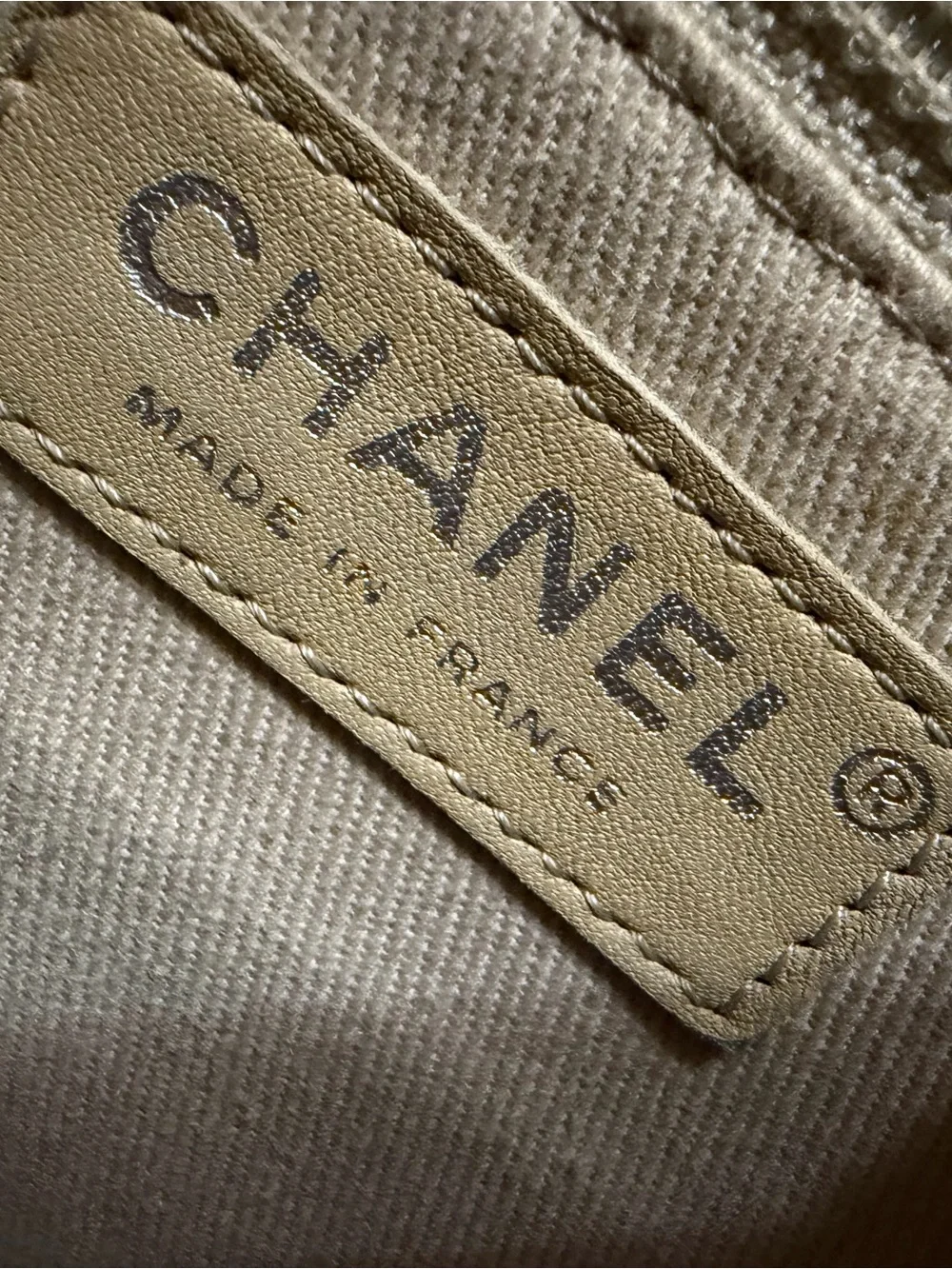 CHANEL quilted leather