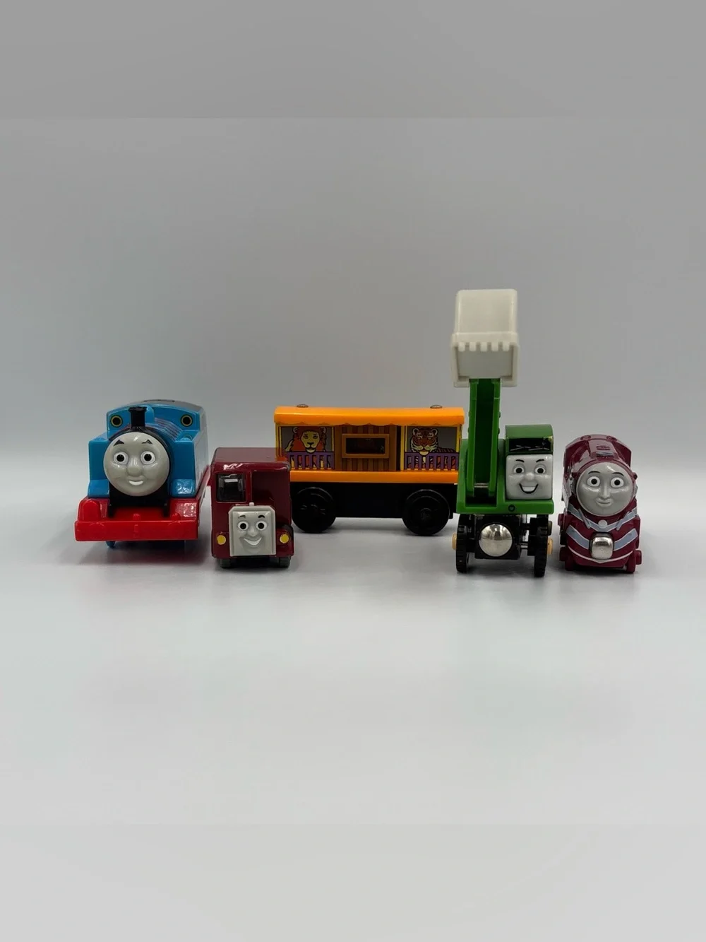 RARE Thomas & Friends Motorized Thomas Bertie Bus Zoo Car Alfie Caitlin Toy Lot