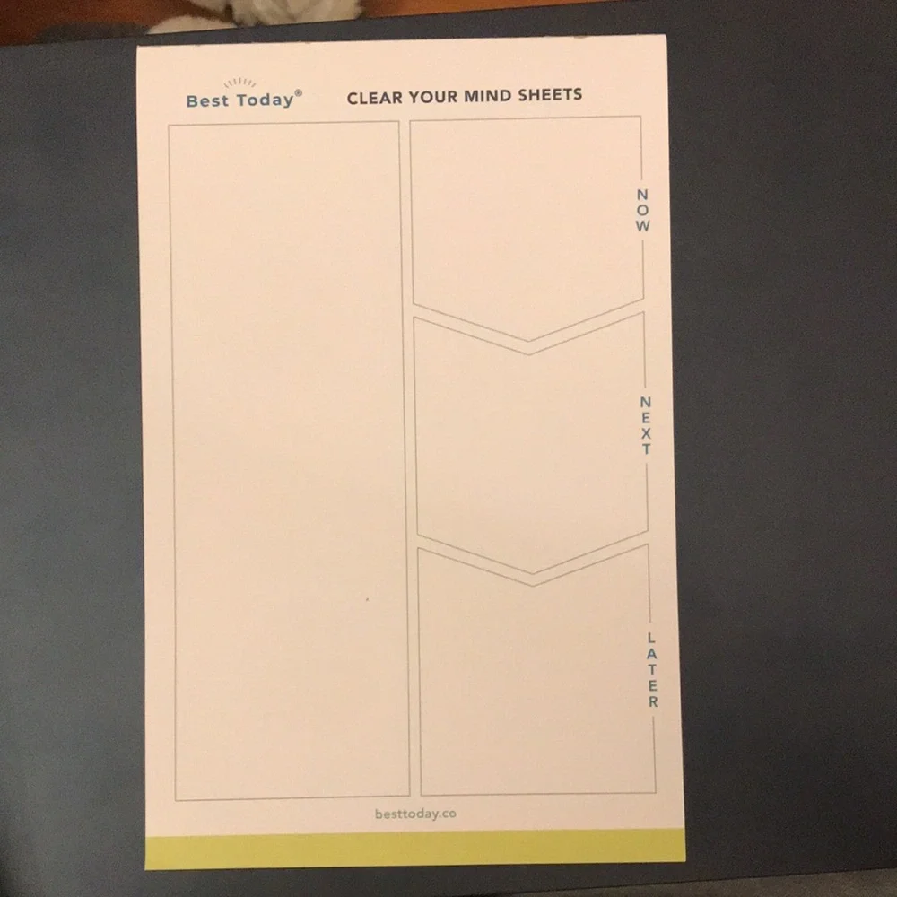 Best Today planning pads