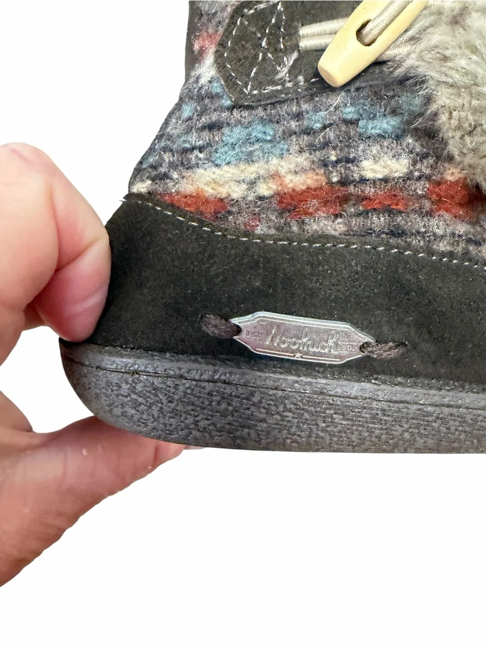 Woolrich suede wool