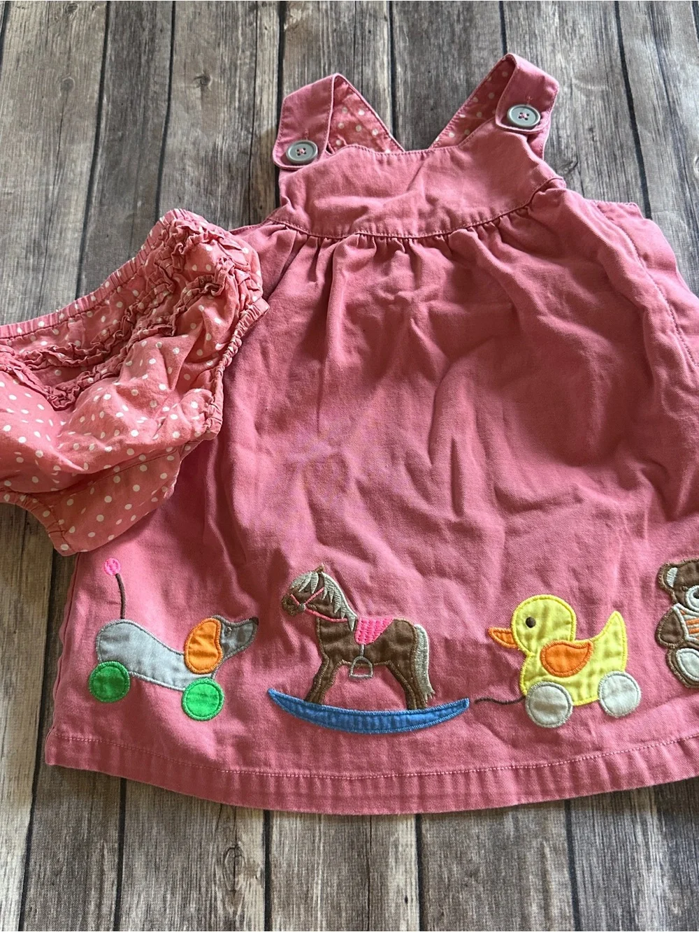 Mini Boden toy pinnie vguc 12/18 w bloomers