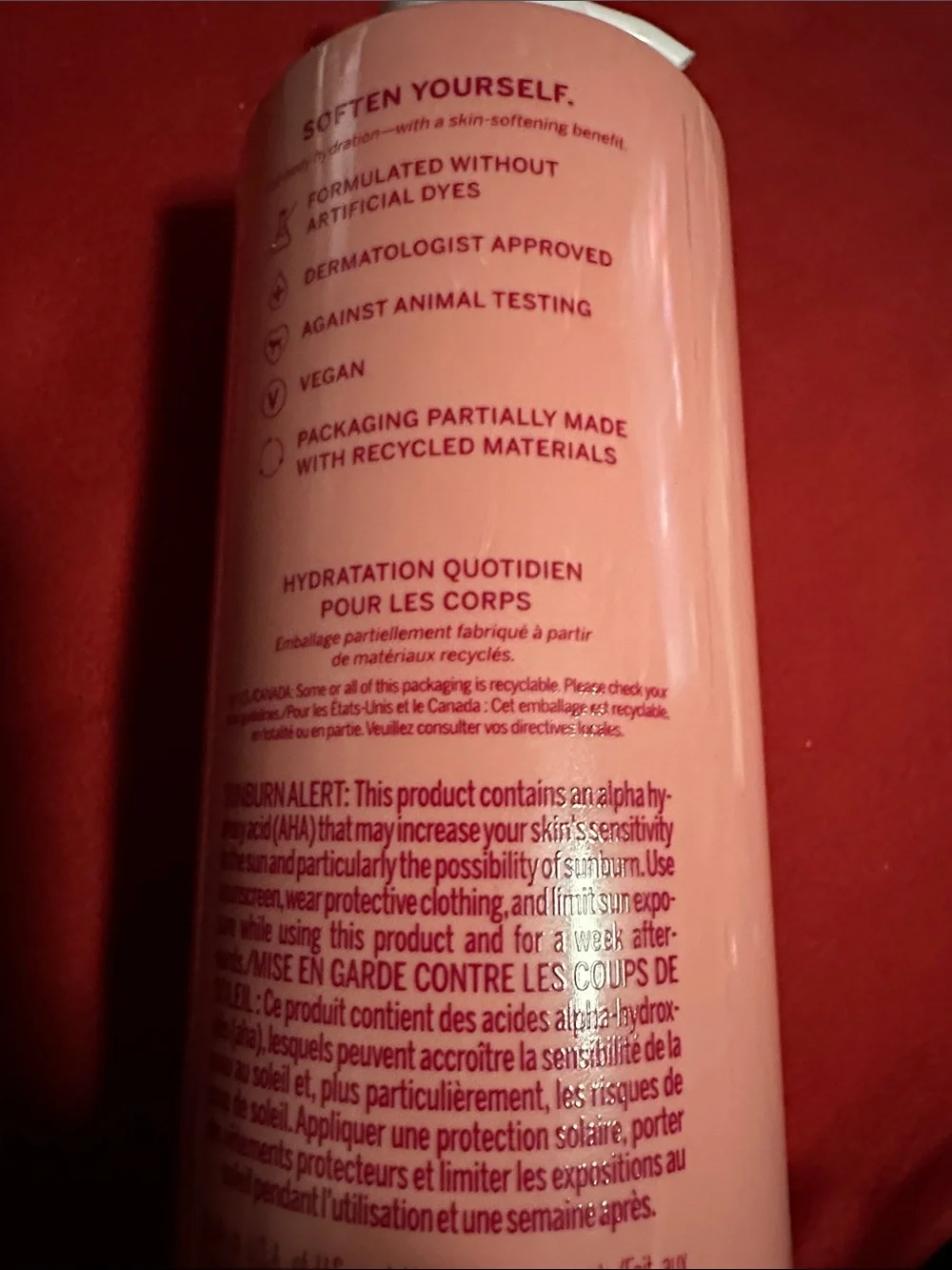 PINK Victorias Secret daily drench