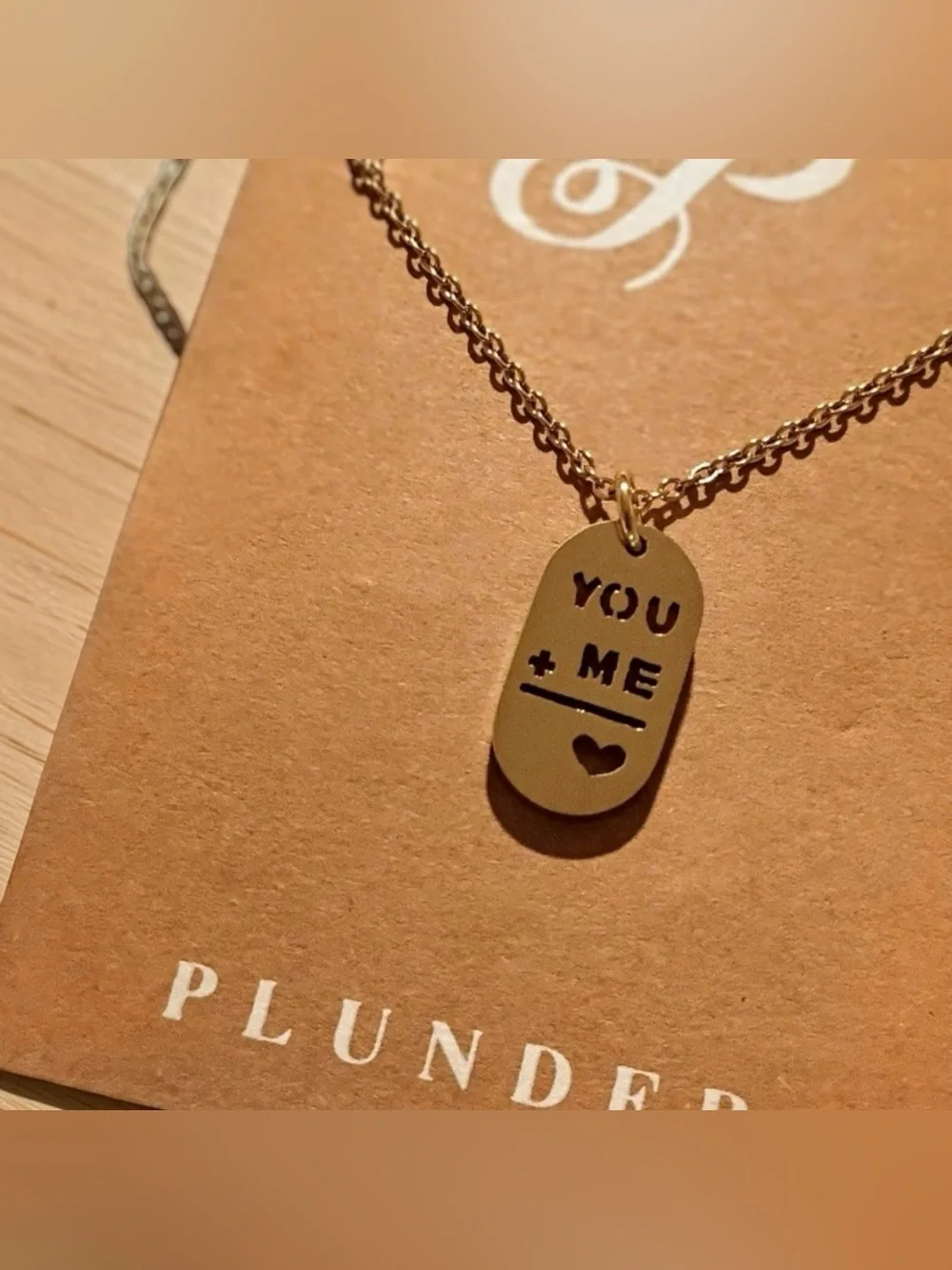 Goldtone Pendant Necklace - 